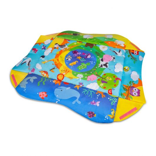 Tapis de jeu Lionelo Anika Plus Blue Yellow