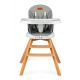 Chaise haute MoMi Woodi Gray