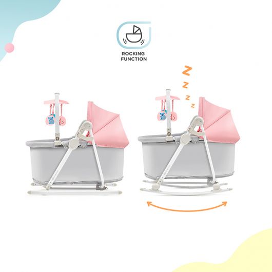 Transat balancelle 5 en 1 Kinderkraft Unimo up Pink