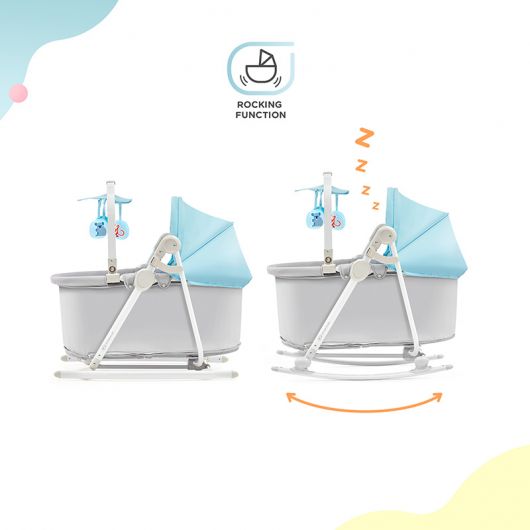 Transat balancelle 5 en 1 Kinderkraft Unimo up Blue