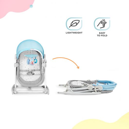 Transat balancelle 5 en 1 Kinderkraft Unimo up Blue