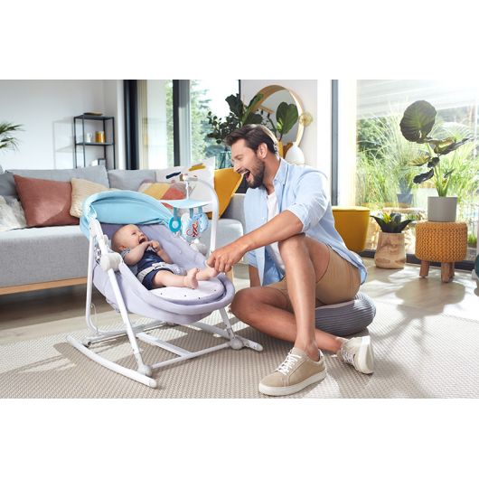 Transat balancelle 5 en 1 Kinderkraft Unimo up Pink