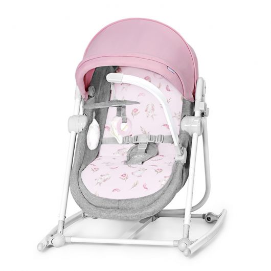 Transat balancelle 5 en 1 Kinderkraft Nola Peony Rose