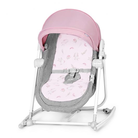 Transat balancelle 5 en 1 Kinderkraft Nola Peony Rose