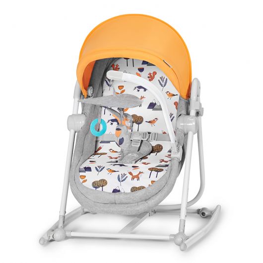 Transat balancelle 5 en 1 Kinderkraft Nola Forest Yellow