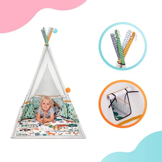 Tapis d'éveil 3 en 1 Kinderkraft Little Gardener