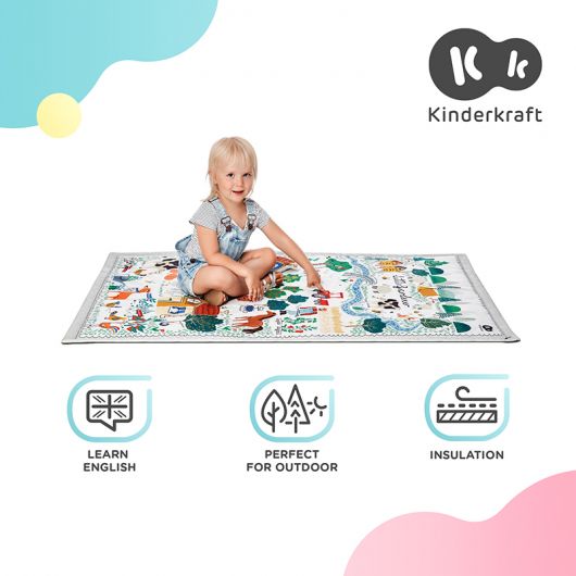 Tapis d'éveil 3 en 1 Kinderkraft Little Gardener