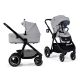 Poussette combinée Kinderkraft Everyday Light Grey