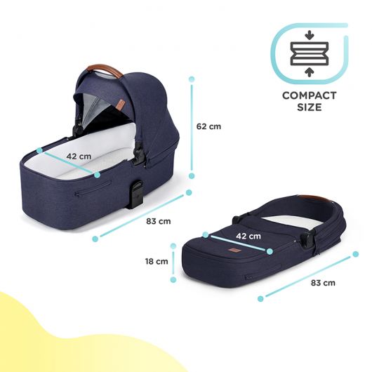 Poussette combinée Kinderkraft Everyday Denim