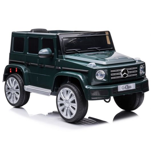Voiture Electrique 12v Mercedes G500 Verte Pack Luxe