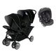 Poussette double évolutive Graco Stadium Duo Black Grey + 1 coque Snugride i-size Midnight Black