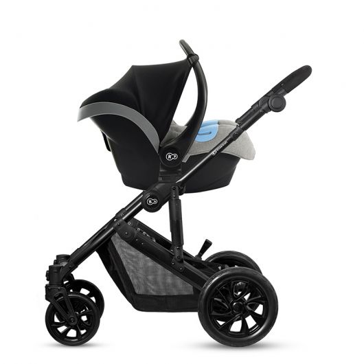 Poussette 3 en 1 Kinderkraft Prime Lite Grey