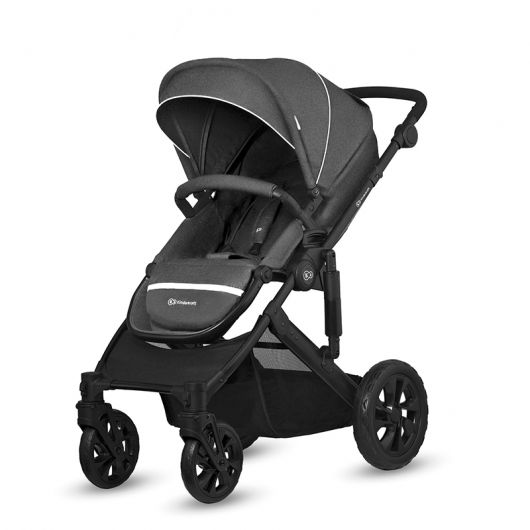 Poussette 3 en 1 Kinderkraft Prime Lite Black Anthracite