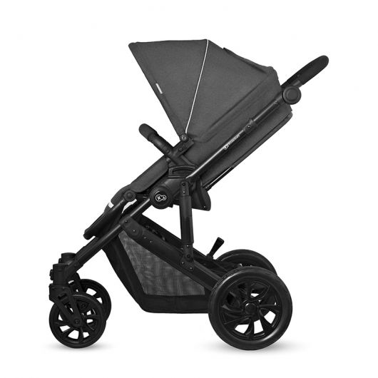 Poussette 3 en 1 Kinderkraft Prime Lite Black Anthracite