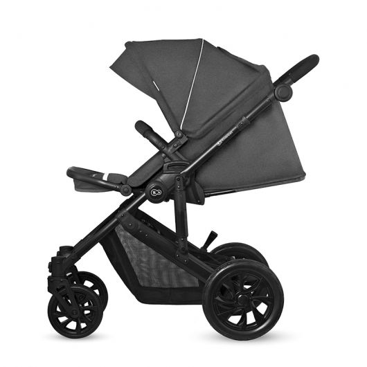 Poussette 3 en 1 Kinderkraft Prime Lite Black Anthracite