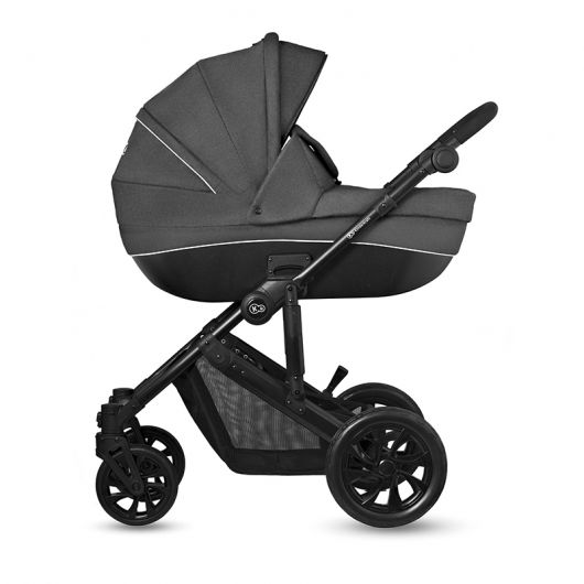 Poussette 3 en 1 Kinderkraft Prime Lite Black Anthracite