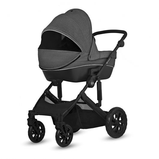 Poussette 3 en 1 Kinderkraft Prime Lite Black Anthracite
