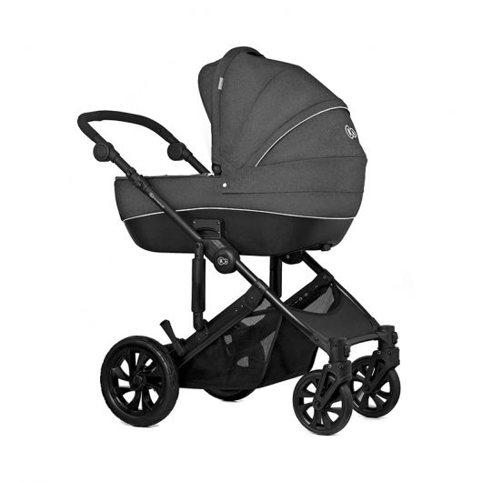 Poussette 3 en 1 Kinderkraft Prime Lite Black Anthracite