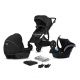 Poussette 3 en 1 Kinderkraft Prime Lite Deep Black