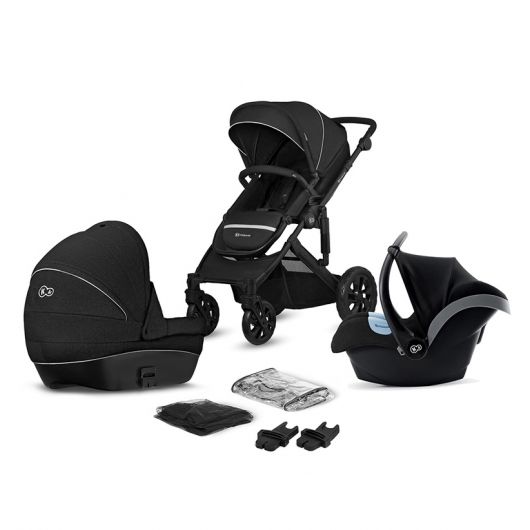 Poussette 3 en 1 Kinderkraft Prime Lite Deep Black