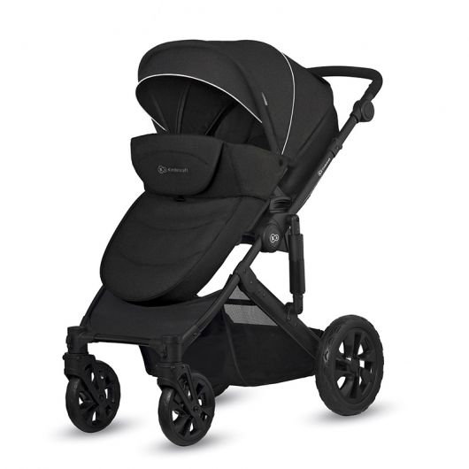 Poussette 3 en 1 Kinderkraft Prime Lite Deep Black
