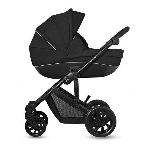 Poussette 3 en 1 Kinderkraft Prime Lite Deep Black