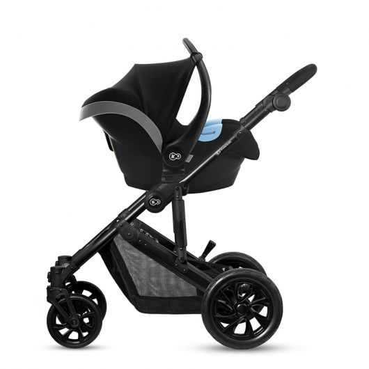 Poussette 3 en 1 Kinderkraft Prime Lite Deep Black