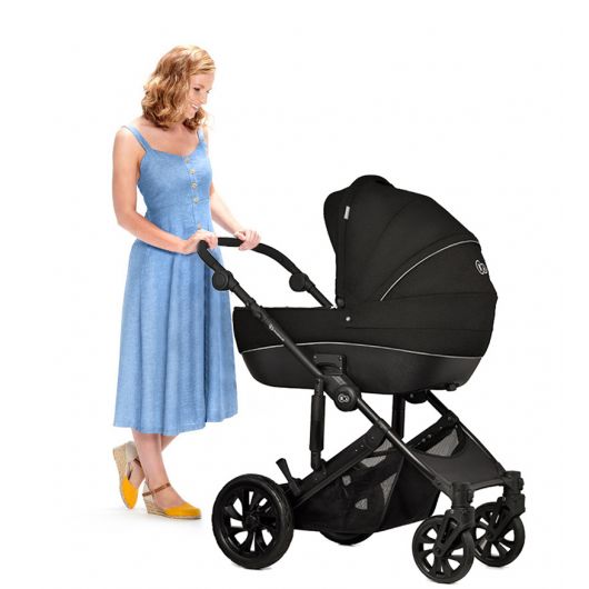 Poussette 3 en 1 Kinderkraft Prime Lite Deep Black