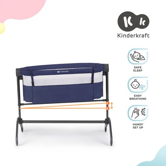 Lit cododo 2 en 1 Kinderkraft Bea Blue Navy