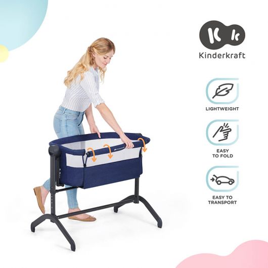 Lit cododo 2 en 1 Kinderkraft Bea Blue Navy