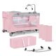 Lit parapluie Kinderkraft Leody Pink avec accessoires