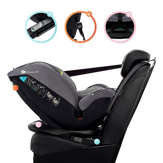 Siège auto Kinderkraft Xpedition Grey
