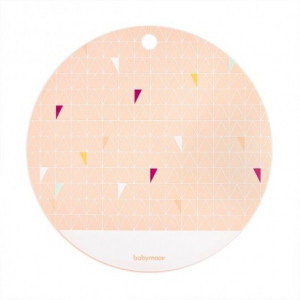 Set de table silicone BabyMoov Pêche