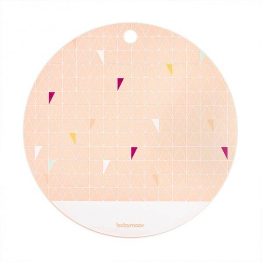 Set de table silicone BabyMoov Pêche