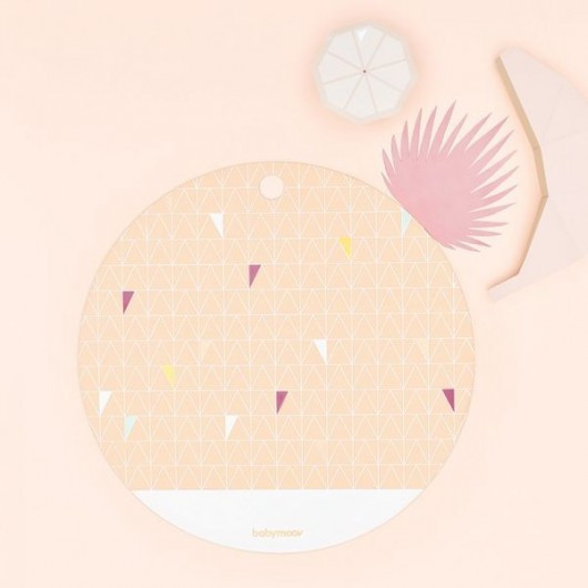 Set de table silicone BabyMoov Pêche