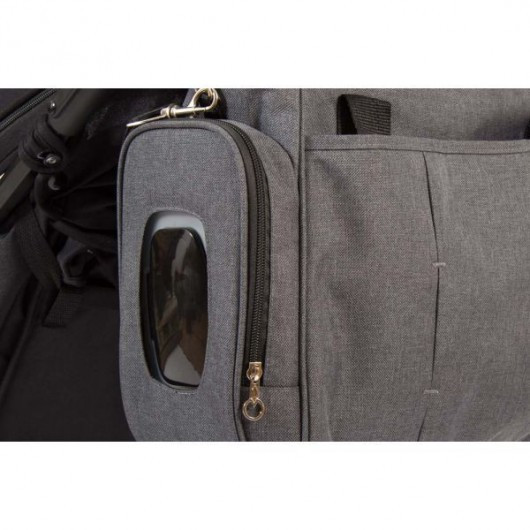 Sac à langer Baby Monsters Universel gris chiné 