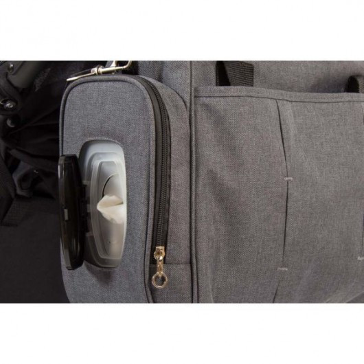 Sac à langer Baby Monsters Universel gris chiné 