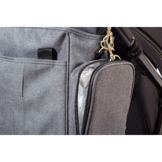 Sac à langer Baby Monsters Universel gris chiné 