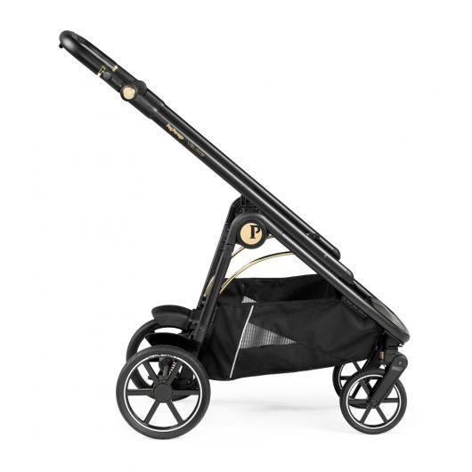 Poussette 3 en 1 Peg Perego Veloce - Nacelle - Coque Primo Viaggio Lounge Graphic Gold
