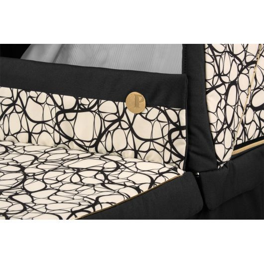 Poussette 3 en 1 Peg Perego Veloce - Nacelle - Coque Primo Viaggio Lounge Graphic Gold