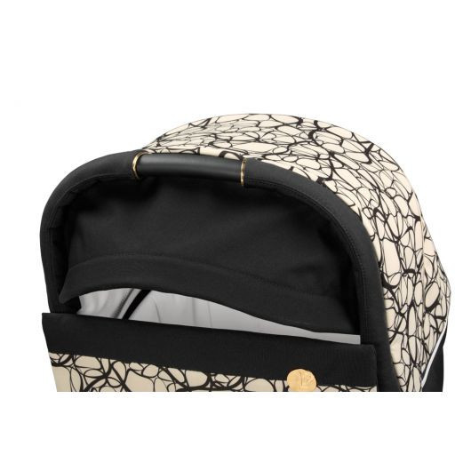 Poussette 3 en 1 Peg Perego Veloce - Nacelle - Coque Primo Viaggio Lounge Graphic Gold