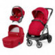 Poussette 3 en 1 Peg Perego Veloce - Nacelle - Coque Primo Viaggio Lounge Red Shine