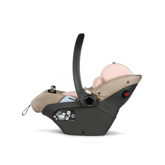 Poussette combinée Peg Perego Veloce - Coque Primo Viaggio Lounge Mon Amour