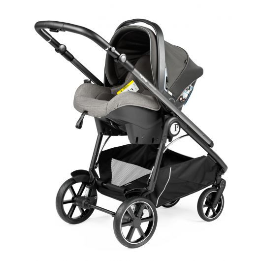 Poussette 3 en 1 Peg Perego Veloce - Nacelle - Coque Primo Viaggio Lounge City Grey