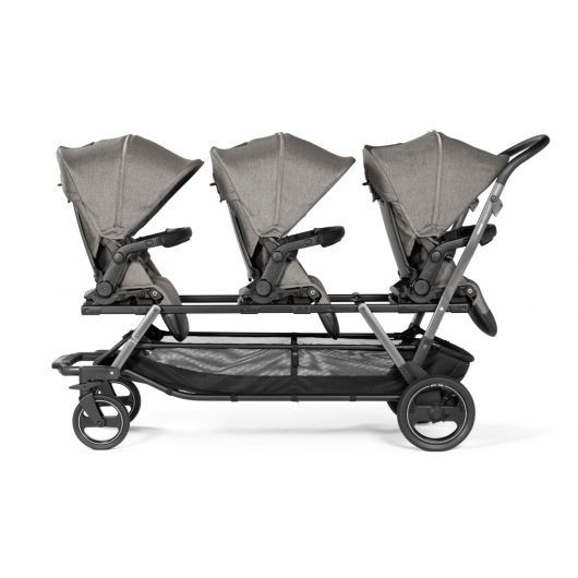 Poussette triple Peg Perego Triplette Piroet Pop Up City Grey