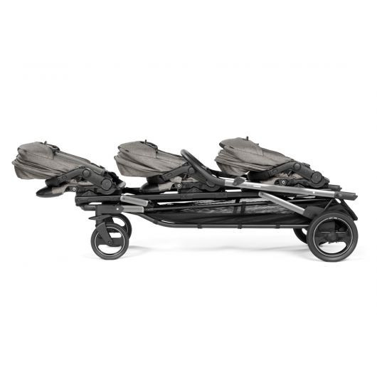 Poussette triple Peg Perego Triplette Piroet Pop Up City Grey