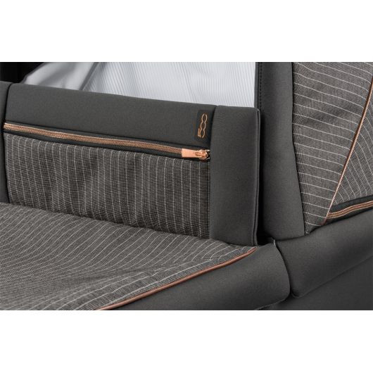 Poussette 3 en 1 Peg Perego Veloce - Nacelle - Coque Primo Viaggio Lounge Fiat 500