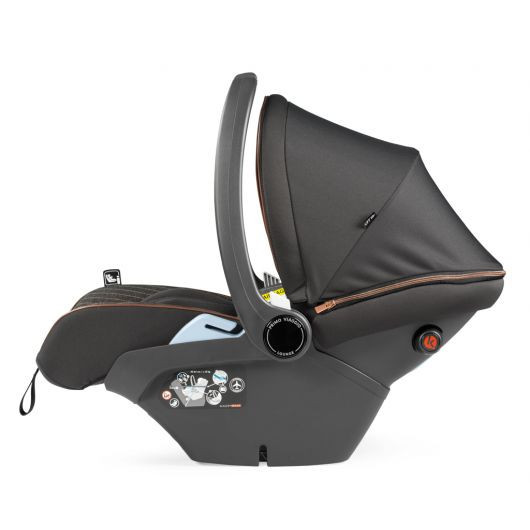 Poussette 3 en 1 Peg Perego Veloce - Nacelle - Coque Primo Viaggio Lounge Fiat 500