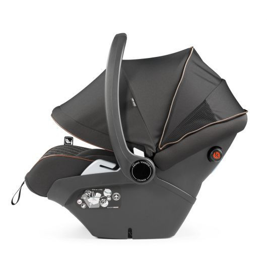 Poussette 3 en 1 Peg Perego Veloce - Nacelle - Coque Primo Viaggio Lounge Fiat 500