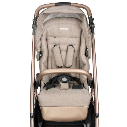 Poussette 3 en 1 Peg Perego Veloce - Nacelle - Coque Primo Viaggio Lounge Mon Amour